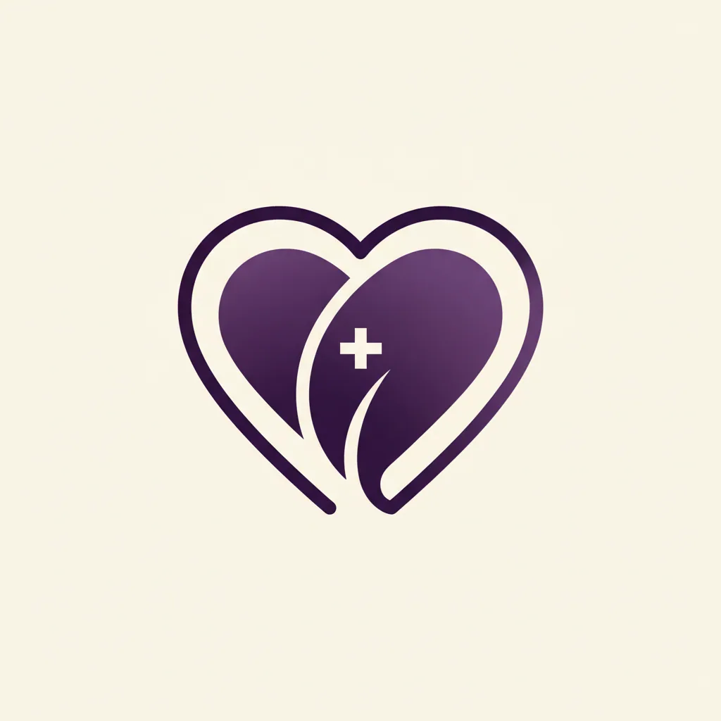 The Redwood Nutrition botanical brand icon in deep purple